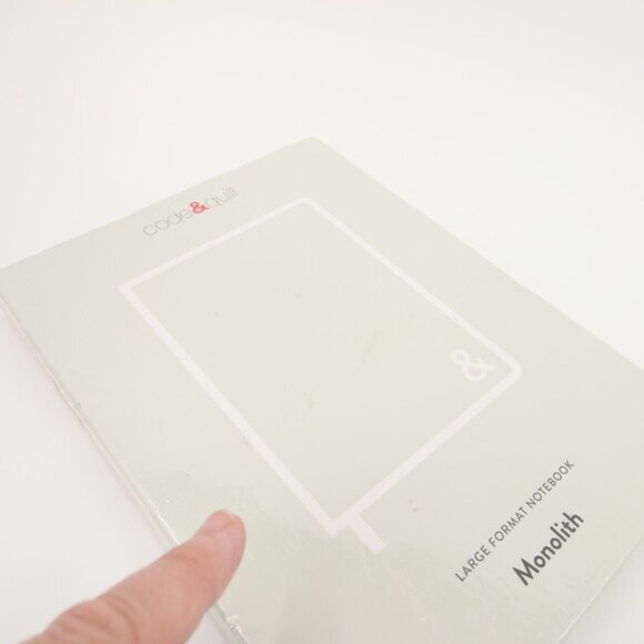 Code & Quill Gray Large Format Notebook Monolith Hardcover Journal 7.25 x 10" - Picture 4 of 8